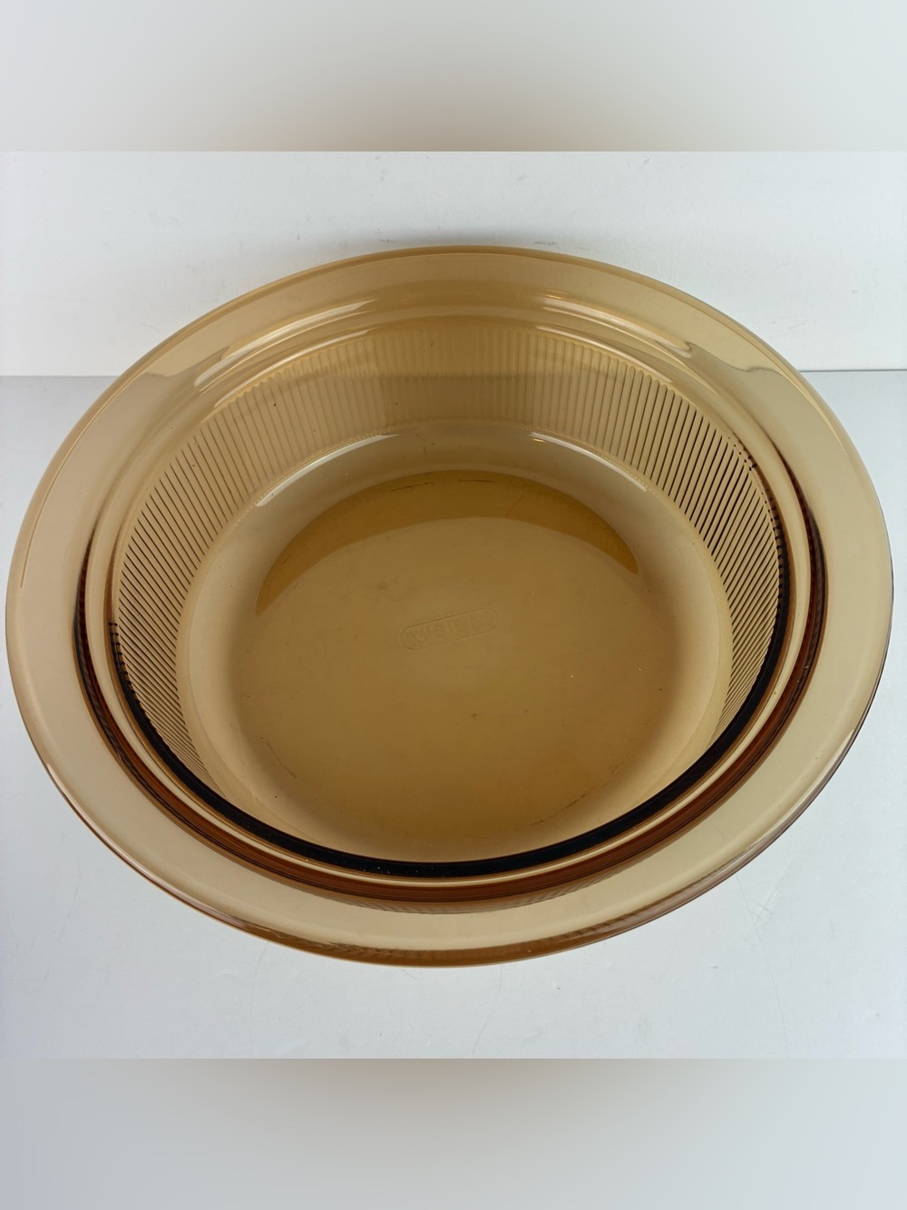 Vision by CorningWare Amber 2.5 Quart Large Casserole Dish